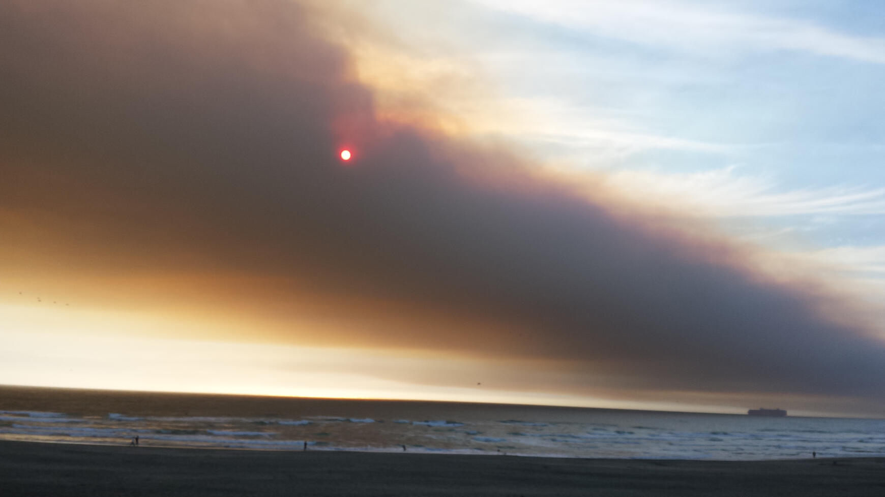 San Francisco during 2018 wildfires. Credit: Getty Images.
